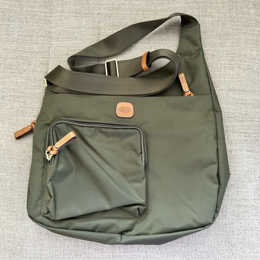 Bric's Olive Shoulder Bag (b0075) - Picture 8 of 15